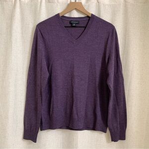 Banana Republic Men’s 100% Extra Fine Merino Wool V-Neck Sweater Medium